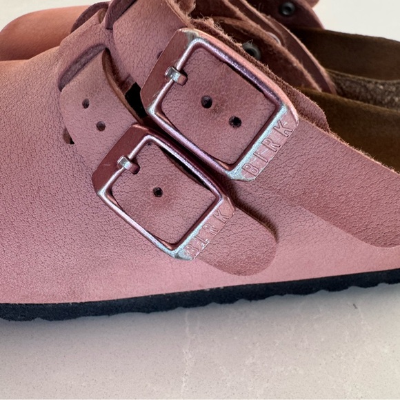 BIRKENSTOCK Kids Kay Pink Clay Birkibuc Size C9 - Picture 2 of 7